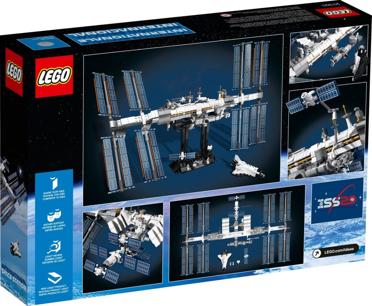 LEGO Ideas 21321 International Space Station - Rückseite