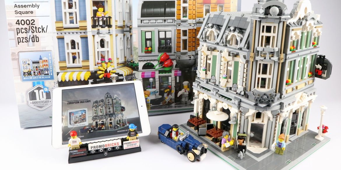 LEGO MOC European Jazz Cafe by Inyong Lee