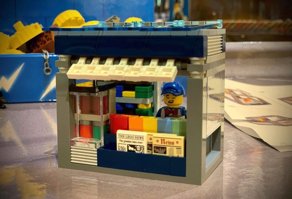 LEGO Modular Zeitungskiosk: Bauanleitung und Teileliste