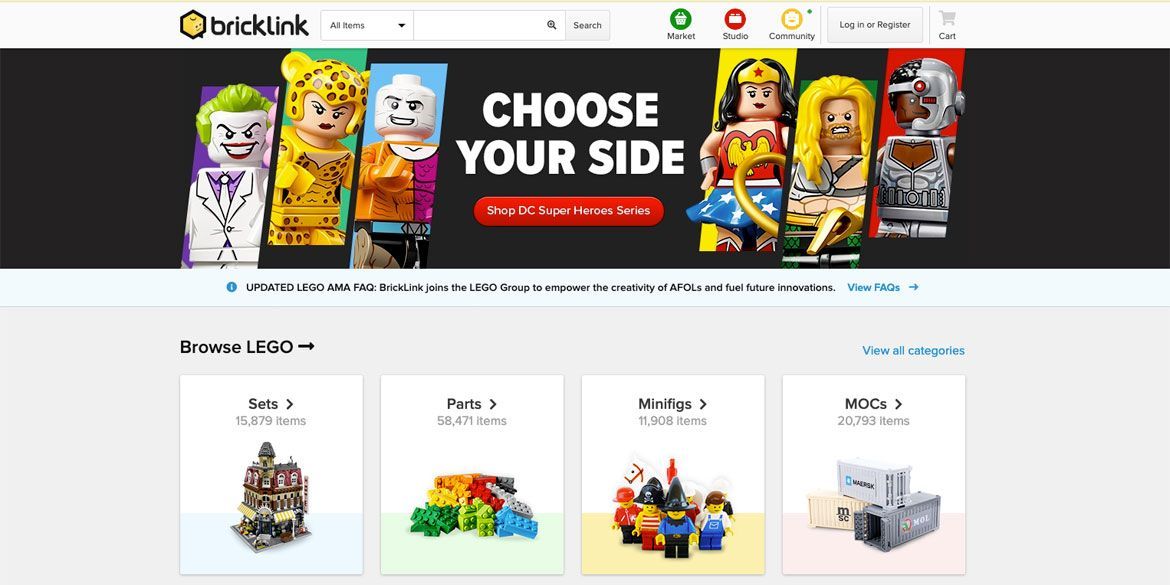 BrickLink LEGO Marketplace