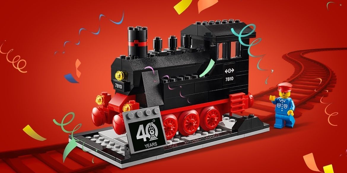 Set zum 40. Jubiläum von LEGO Eisenbahn 40370 (Foto: LEGO)