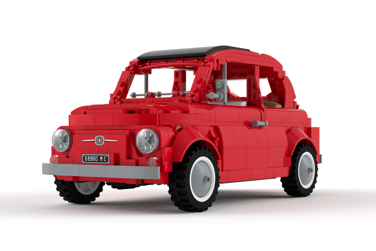 Fiat 500 LEGO Ideas (Bild: Pinterest)
