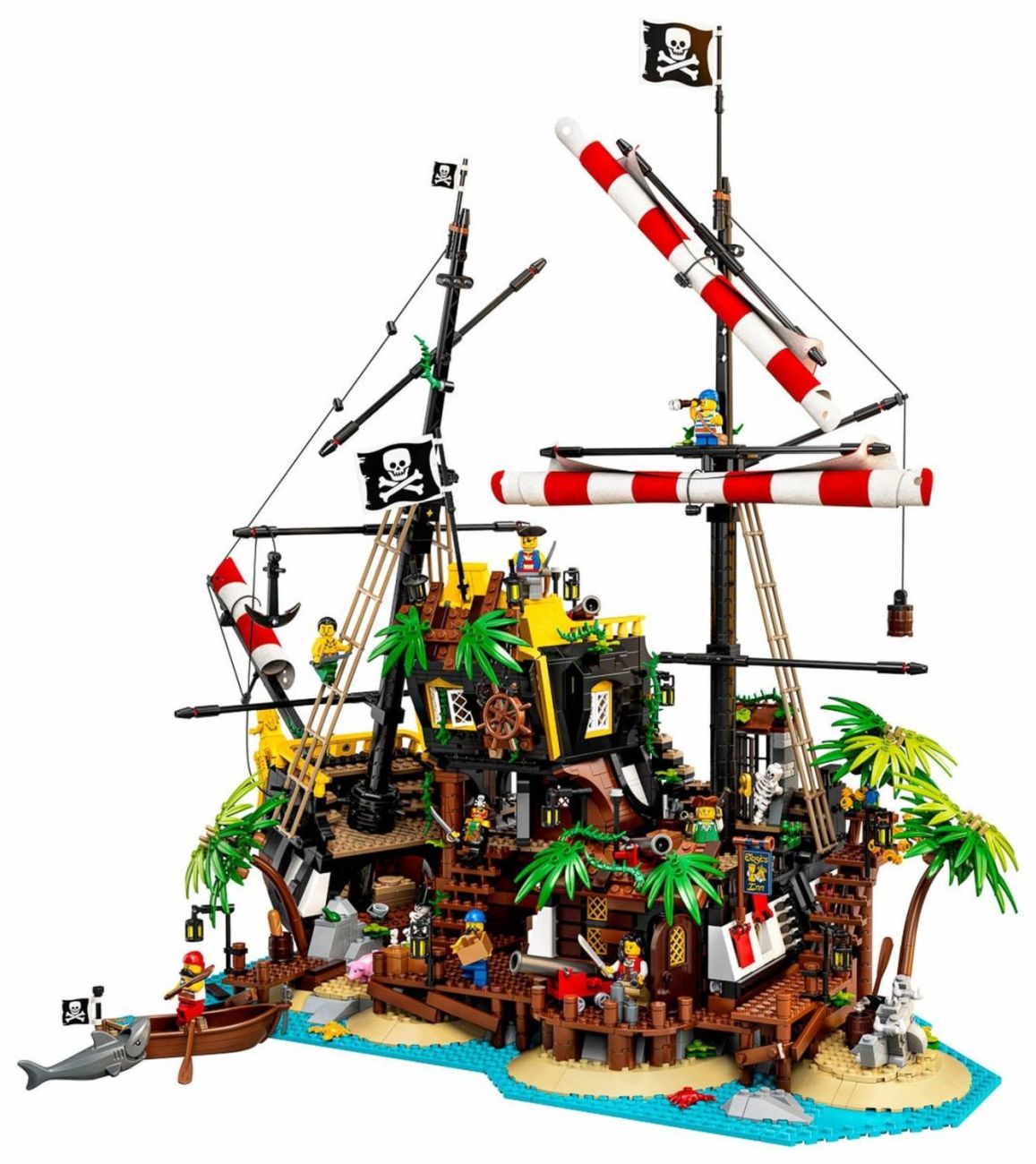 LEGO® Zubehör für Set 21322 12x Kisten Piraten Fisch Schwert NEU 