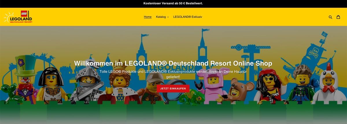 LEGOLAND Online-Shop wieder da: BrickHeadz, Schulranzen und mehr