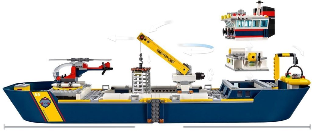 LEGO City 60266 – Ocean Exploration Ship (Forschungsschiff)