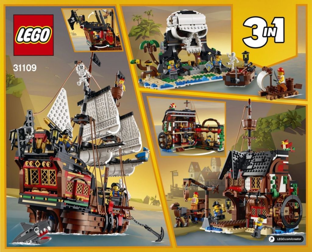 LEGO Creator 3in1 31109 – Piratenschiff (Pirate Ship)
