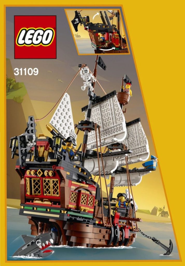 LEGO Creator 3in1 31109 – Piratenschiff (Pirate Ship)