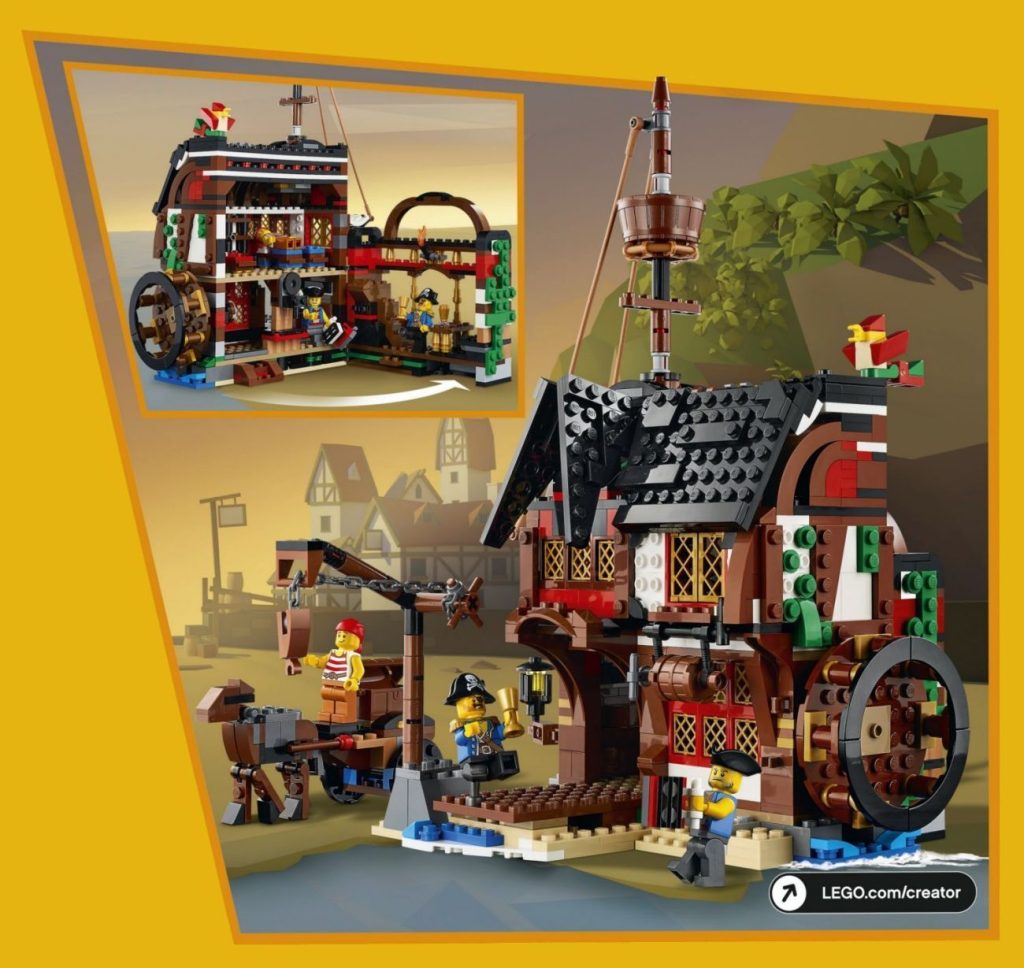LEGO Creator 3in1 31109 – Piratenschiff (Pirate Ship)