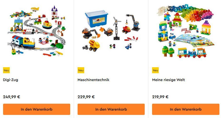 LEGO Education Sets im LEGO Online-Shop