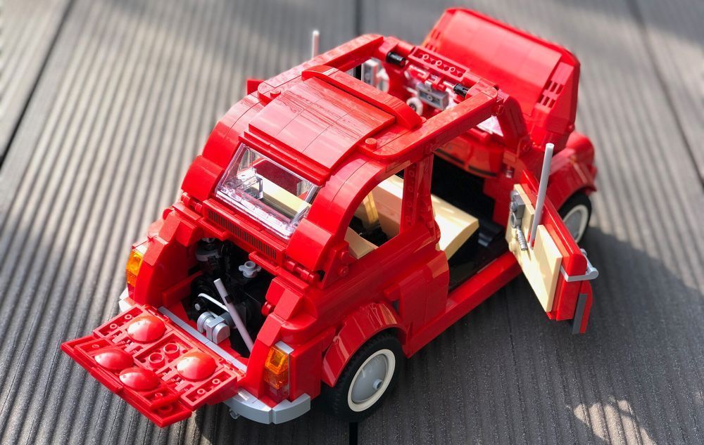 LEGO Fiat 500 F MOC: Bauanleitung zum Download