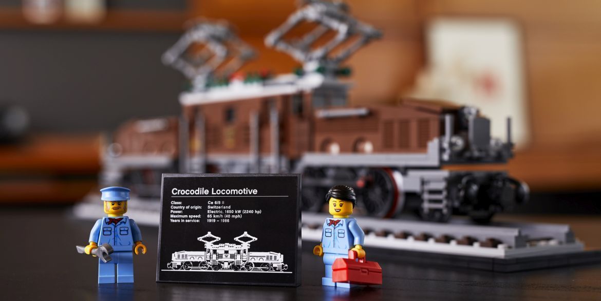 LEGO 10277 Lokomotive "Krokodil"