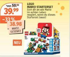 Müller: LEGO 71360 Super Mario Starter-Set für 38,98 Euro