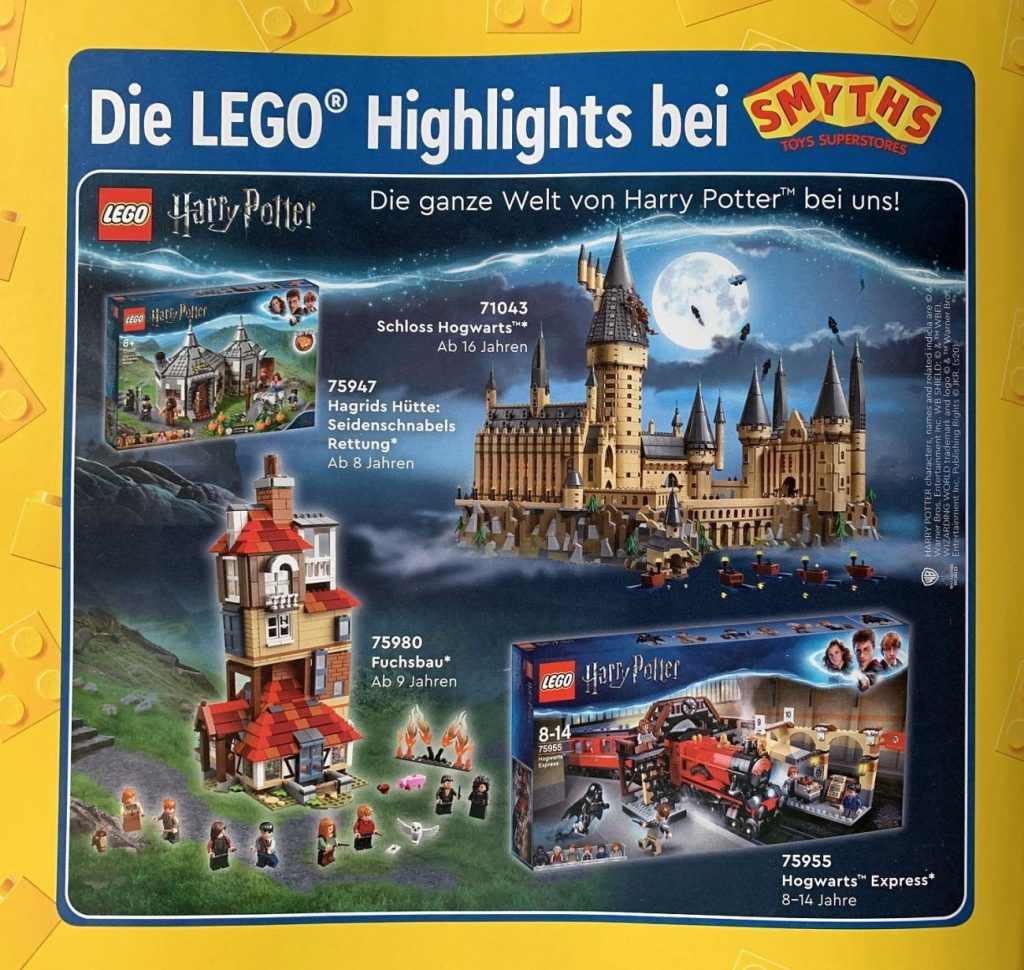 Neuer LEGO Katalog: Sonderseiten von SmythsToys & Co.