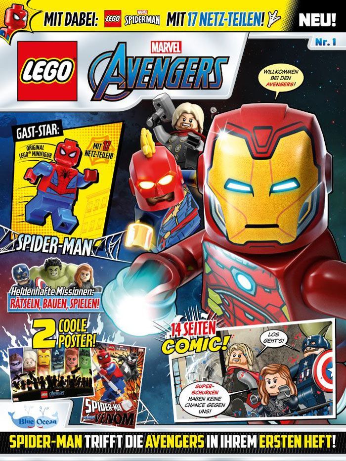Das neue LEGO Avengers Magazin.