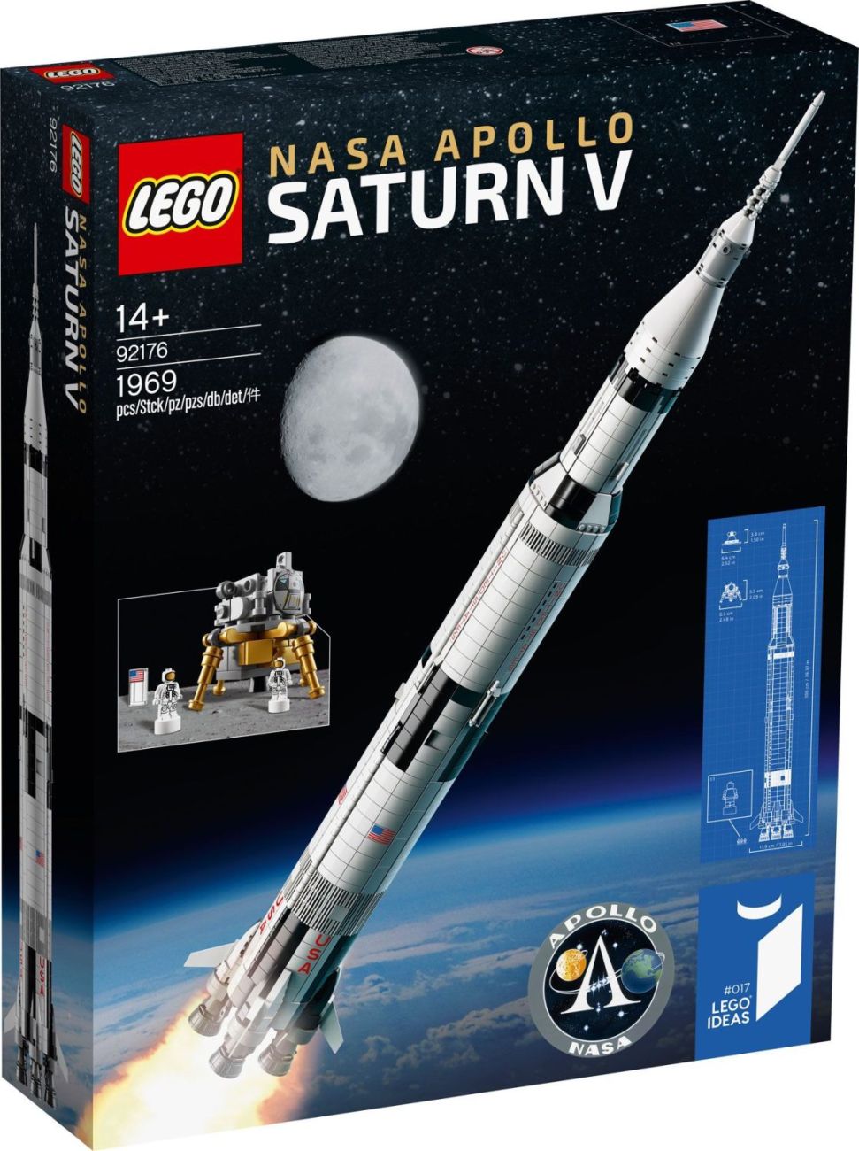 Amazon: LEGO Ideas 92176 NASA Apollo Saturn für 102 Euro!