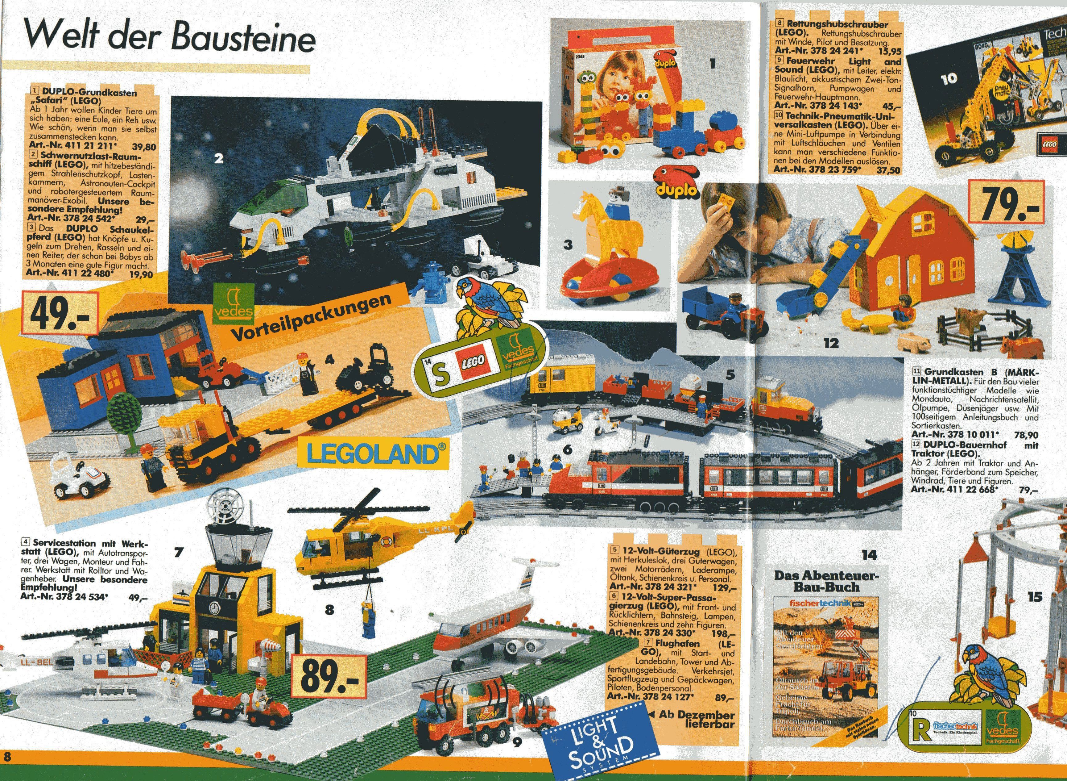 LEGO Sondersets der 1980er Jahre in Deutschland