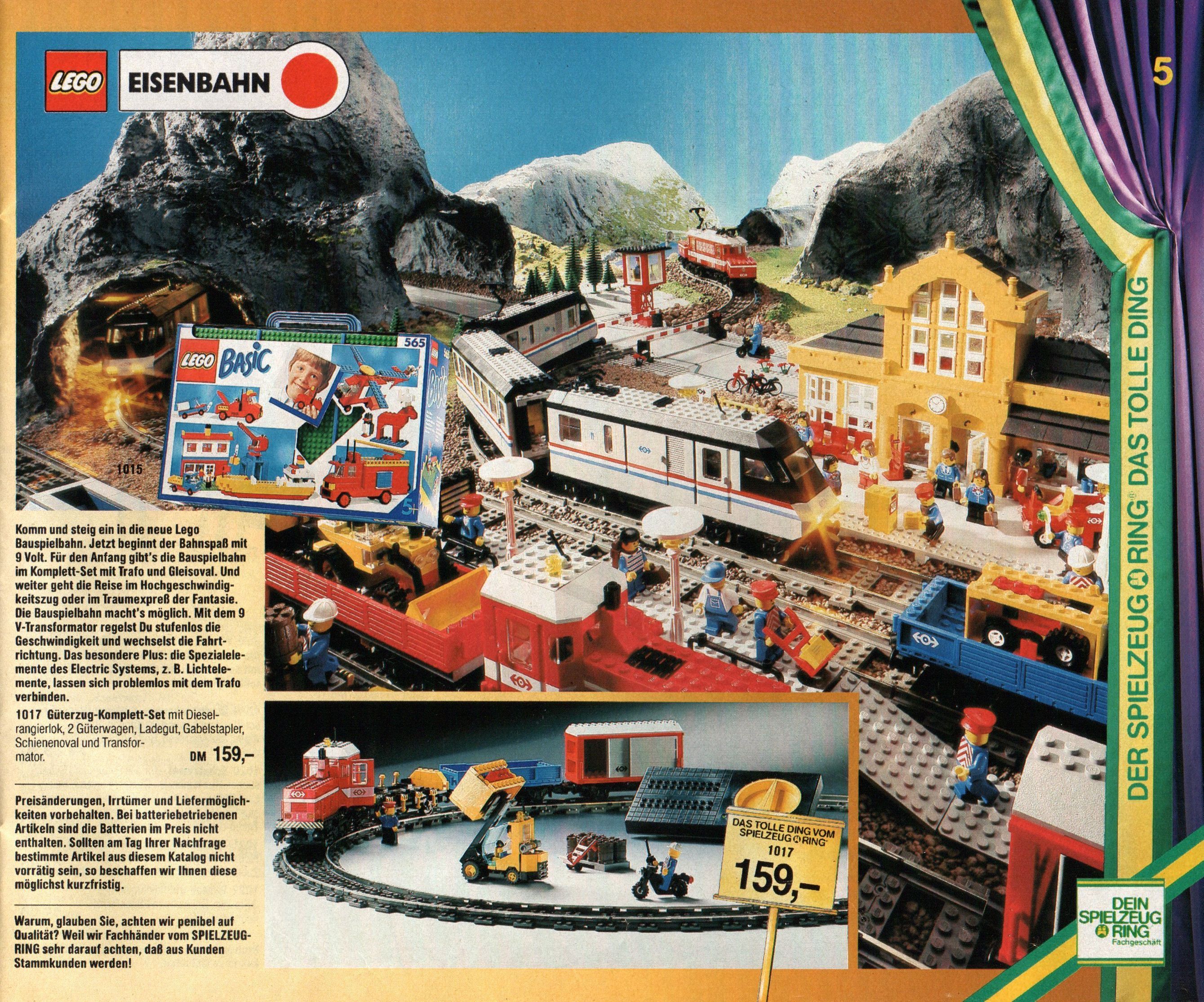 30 Jahre LEGO 9V-Eisenbahn: Metroliner (4558) im Classic-Review