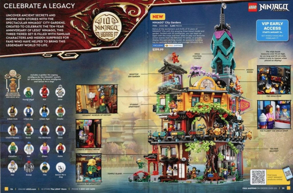 LEGO 71741 Ninjago City Gardens: Offizielle Bilder