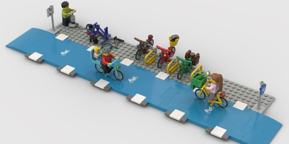 LEGO Bike Lanes