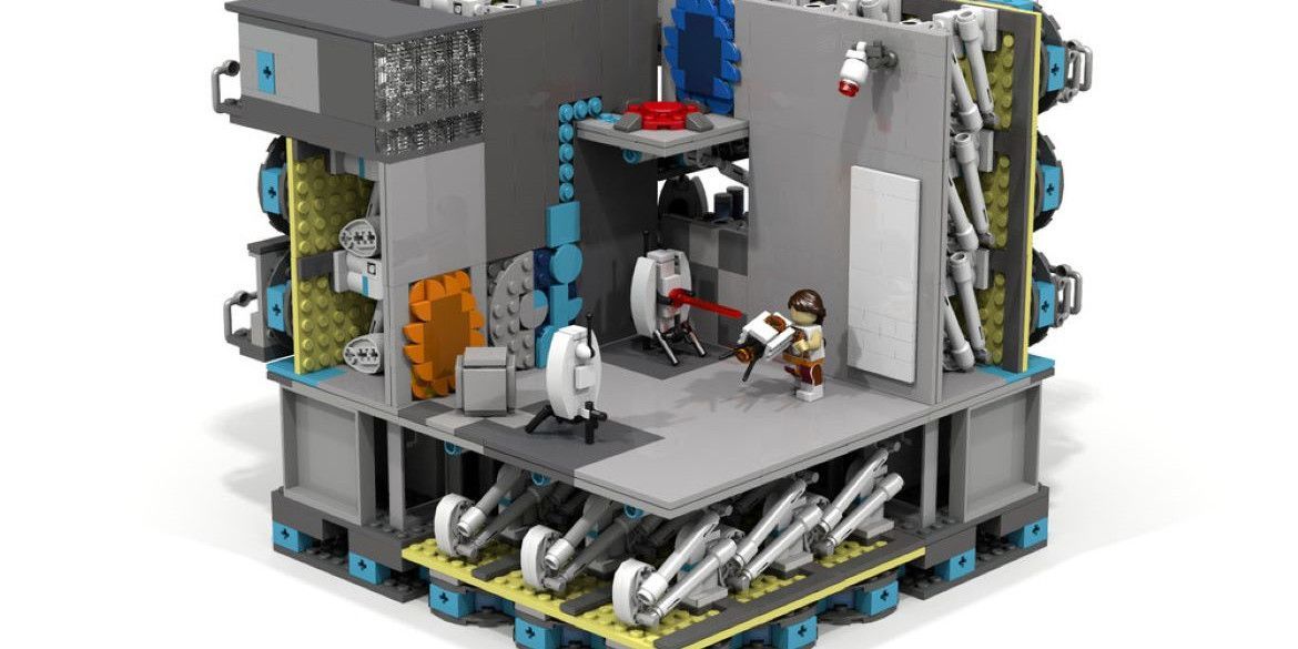 LEGO Ideas Modular Portal Testing Chamber