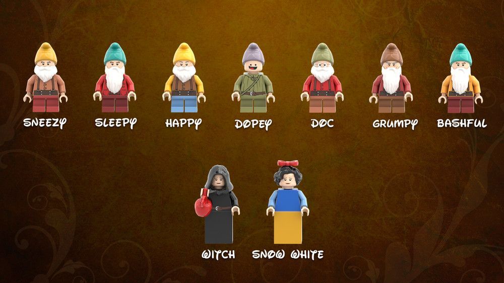 LEGO IDeas Schneewittchen und die Sieben Zwerge