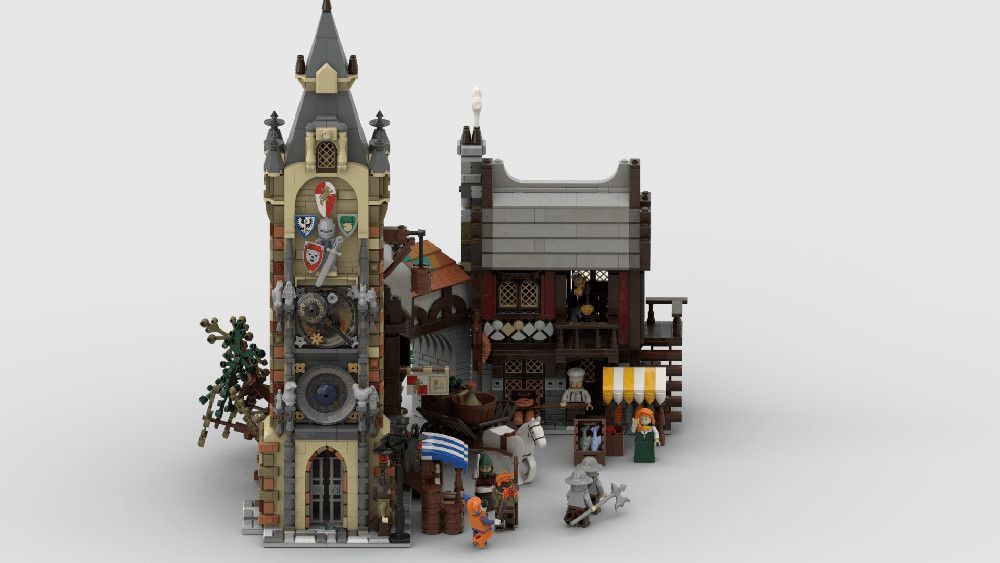 LEGO Ideas Medieval Marketplace