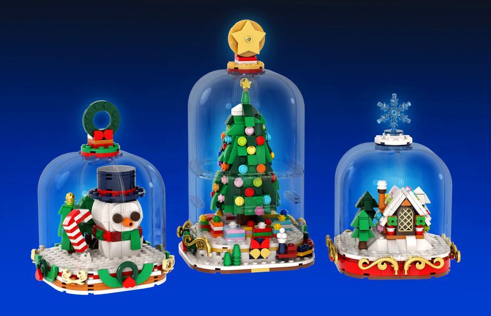 LEGO Ideas Winter Globes