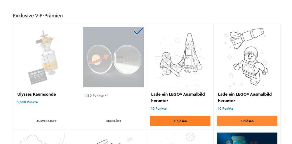 LEGO Ulysses Space Probe ausverkauft