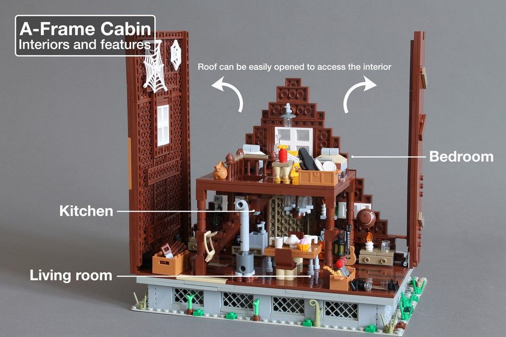 LEGO Ideas A-Frame Cabin