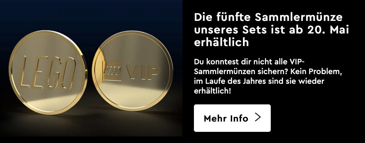 LEGO VIP Coins: Goldmünze ab 10 Uhr verfügbar! (vergriffen)