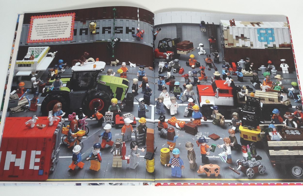 Das bunte Wimmelbuch der LEGO Steine