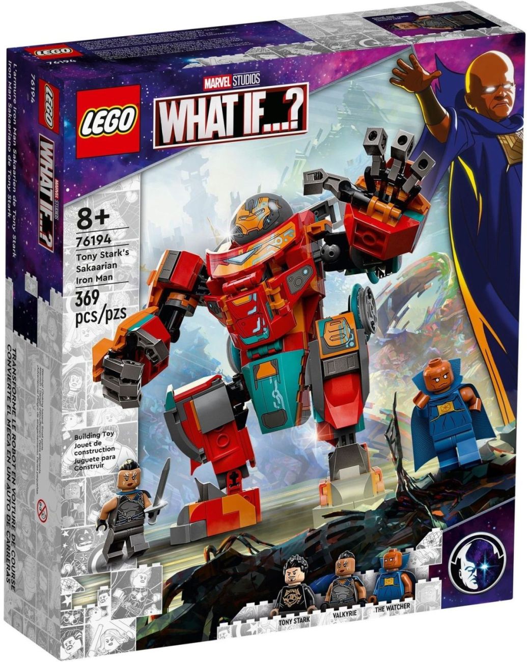 LEGO Marvel What if .? 76194 Tony Starks Sakaarian Iron Man