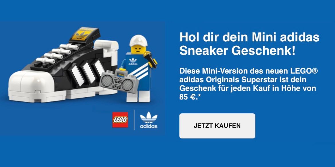 LEGO 40486 adidas Originals Superstar Gratisaktion verlängert