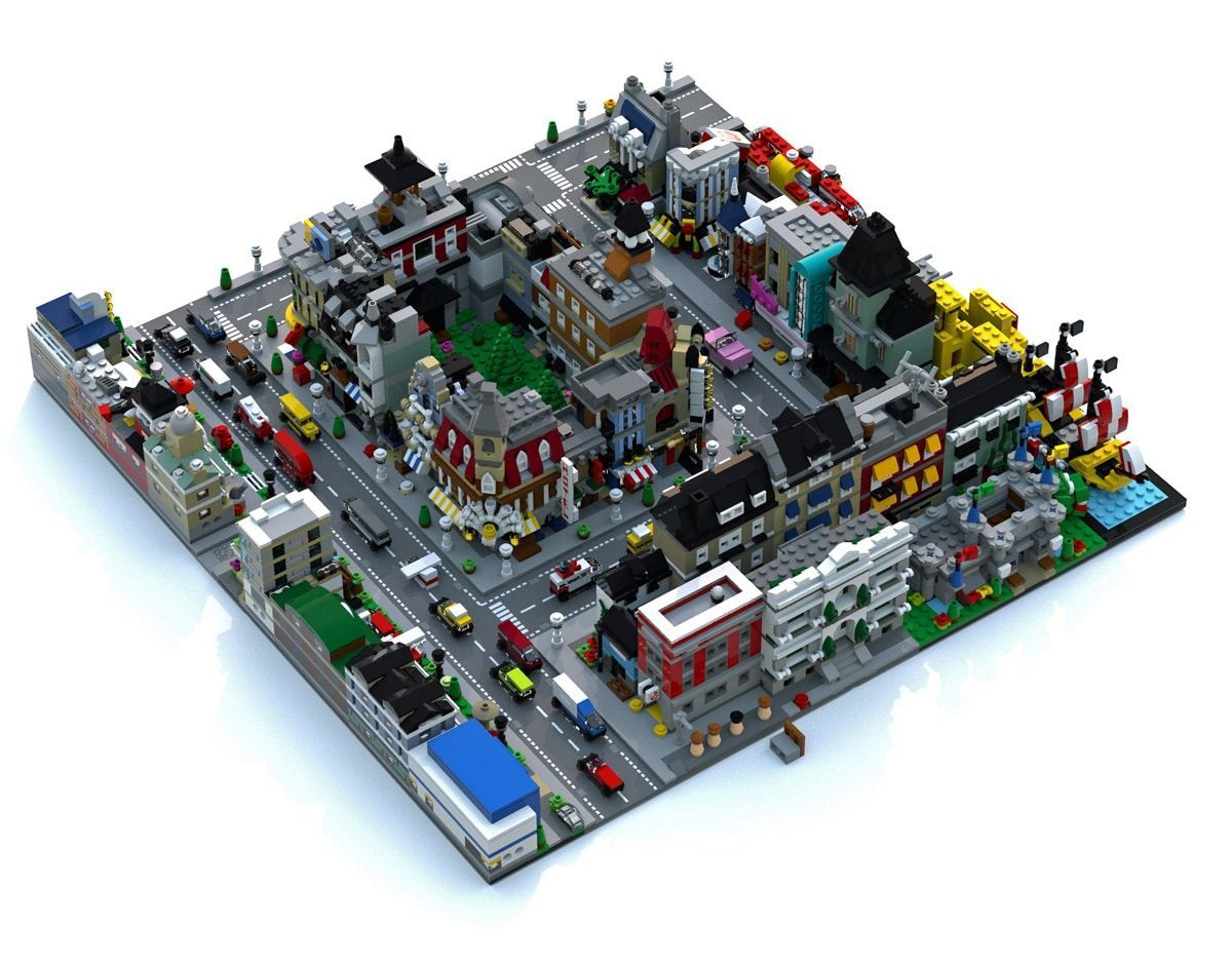 LEGO MOC Miniaturstadt