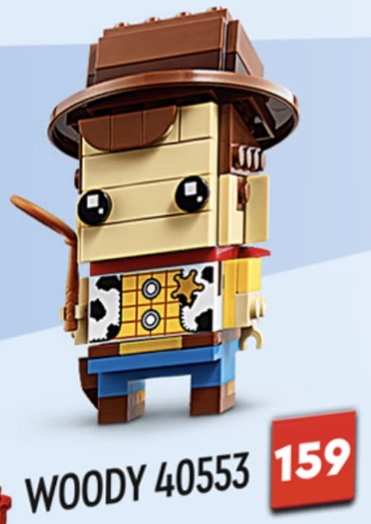 BrickHeadz: LEGO 40552 Buzz Lightyear & LEGO 40553 Woody & Bo Peep