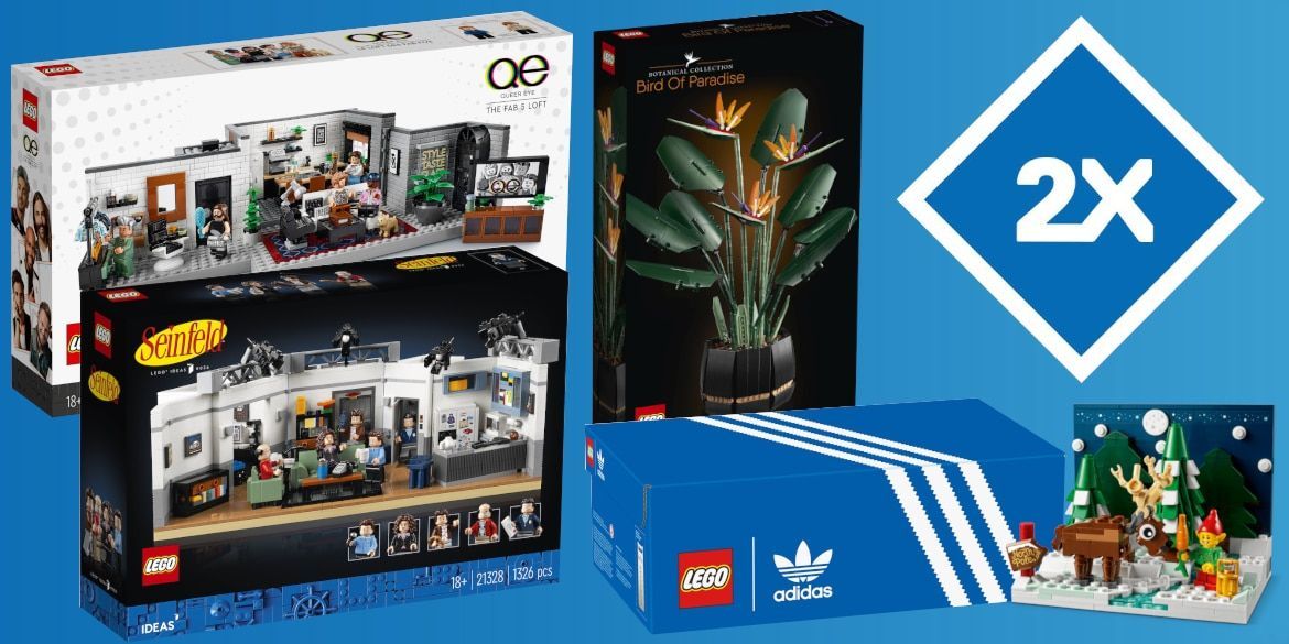 LEGO Online-Shop: Exklusive Sets um 30 % reduziert & doppelte LEGO VIP Punkte!