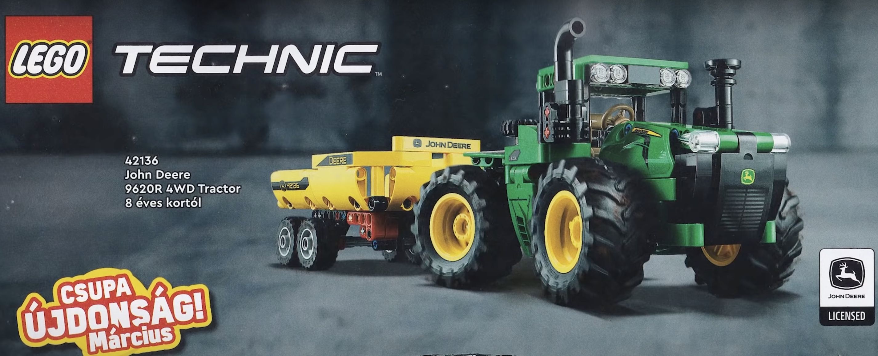 LEGO 42136 John Deere 9620R 4WD Traktor
