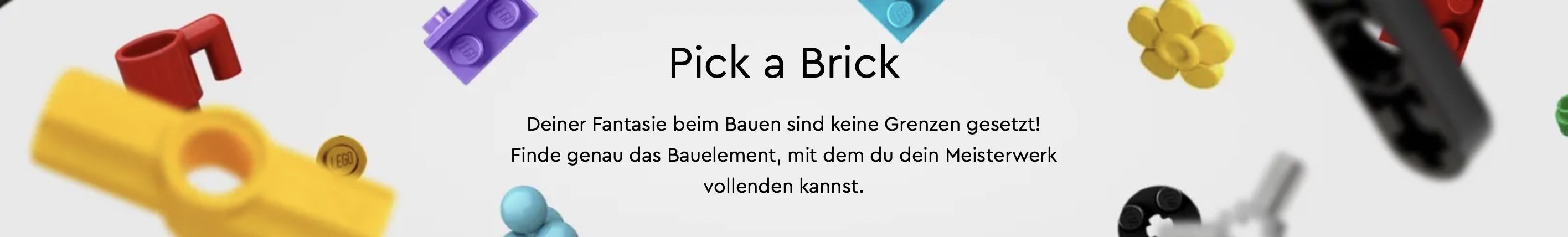 LEGO Steine & Teile und Pick a Brick werden zusammengelegt