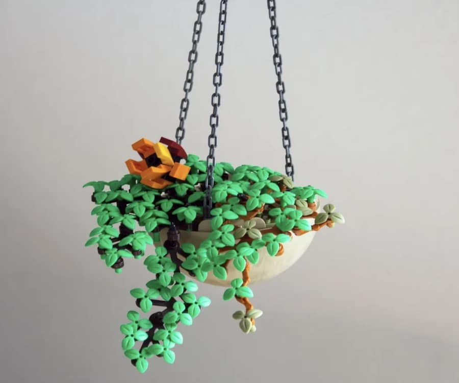 LEGO Ideas Hanging Flowers
