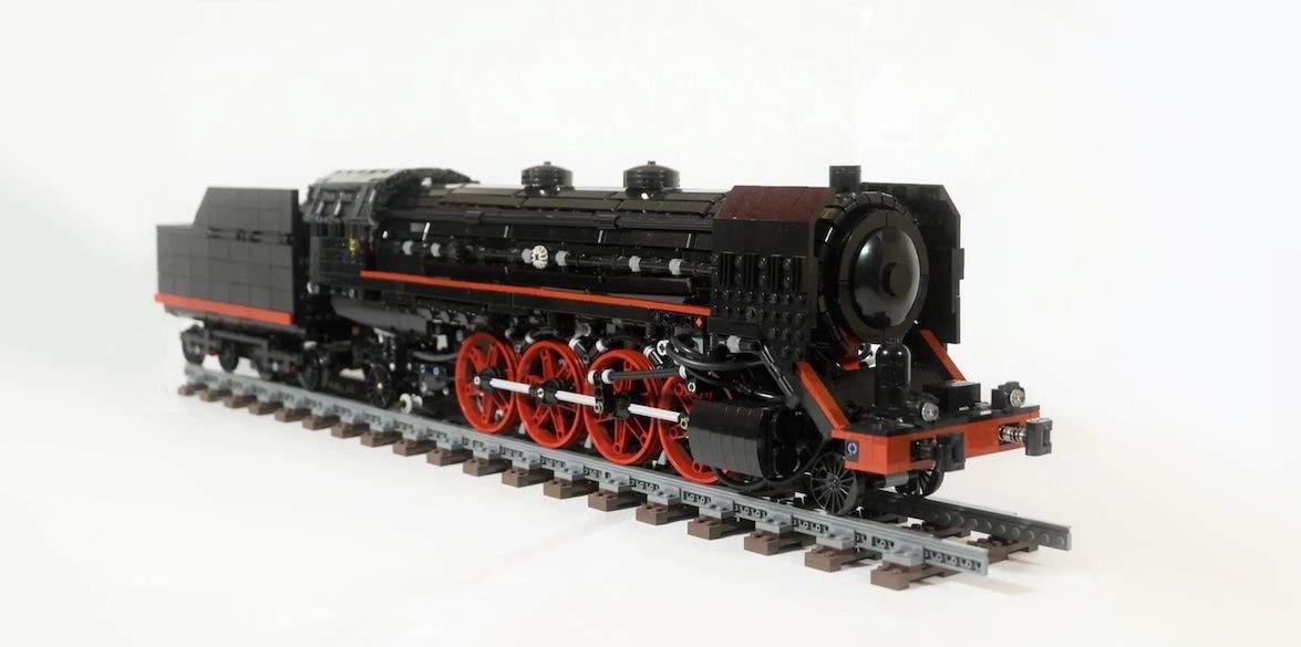 LEGO Ideas Pneumatic Steam Locomotive