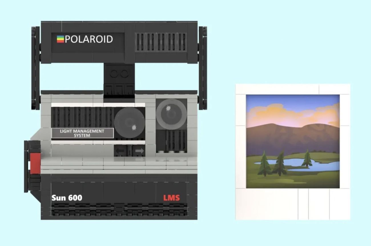 LEGO Ideas Working Polaroid Sun 600 LMS