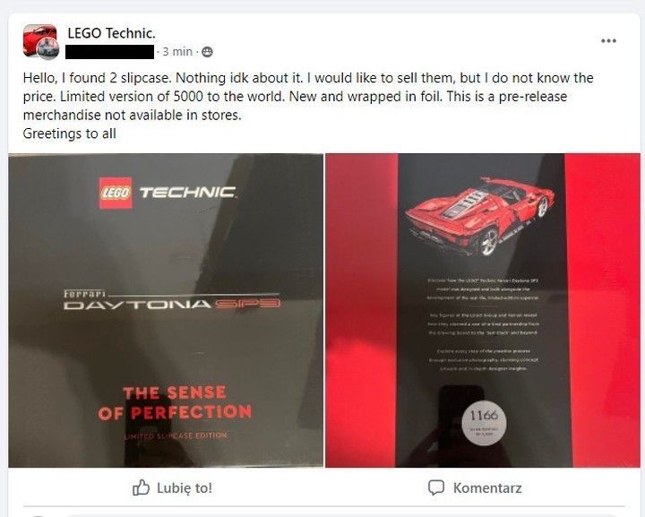 LEGO 42143 Ferrari Daytona SP3: Erster Blick auf neues Technic Supercar