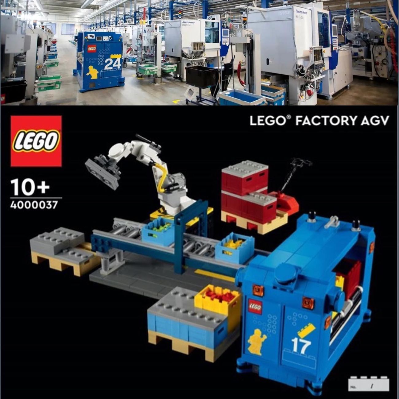 LEGO 4000037 LEGO Factory AGV: LEGO Inside Tour 2022 Set enthüllt