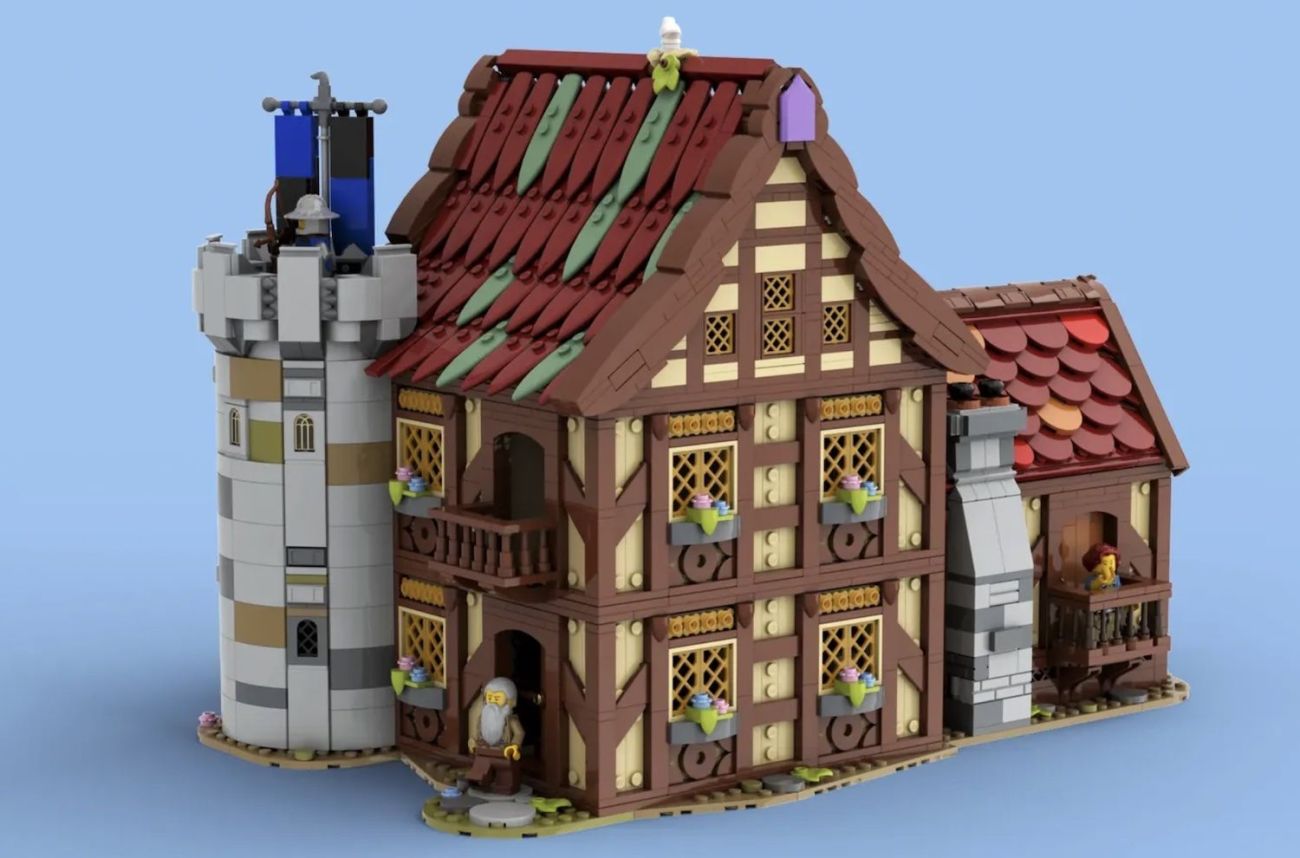 LEGO Ideas Medieval Guarded Inn