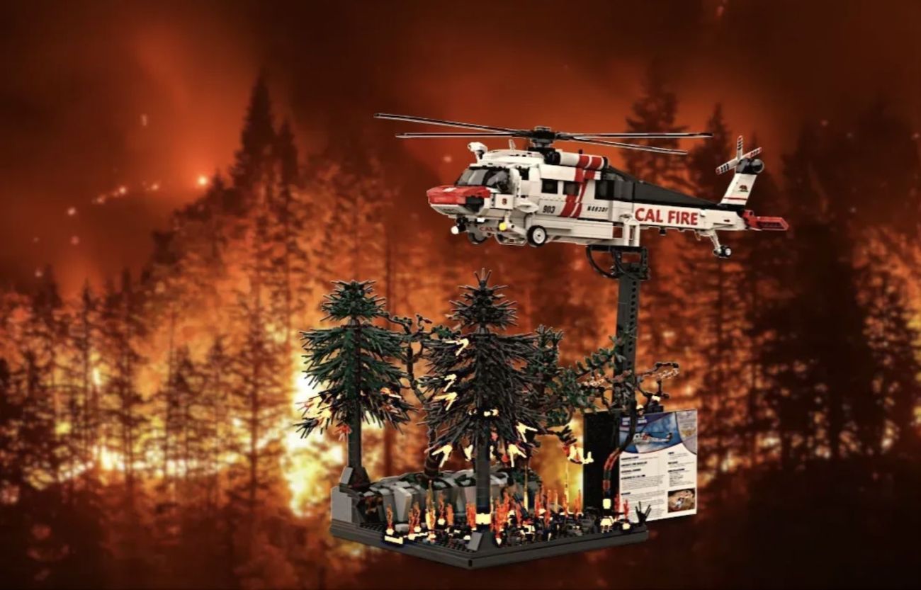 LEGO Ideas SIKORSKY S-70I FIREHAWK CAL FIRE EDITION