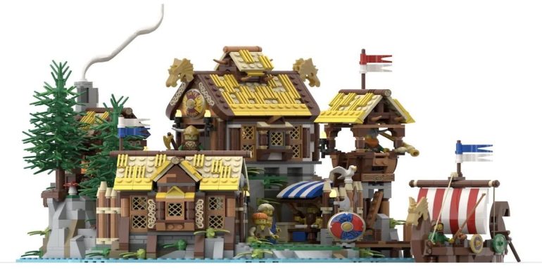 Das Viking Village überzeugt erneut auf LEGO Ideas