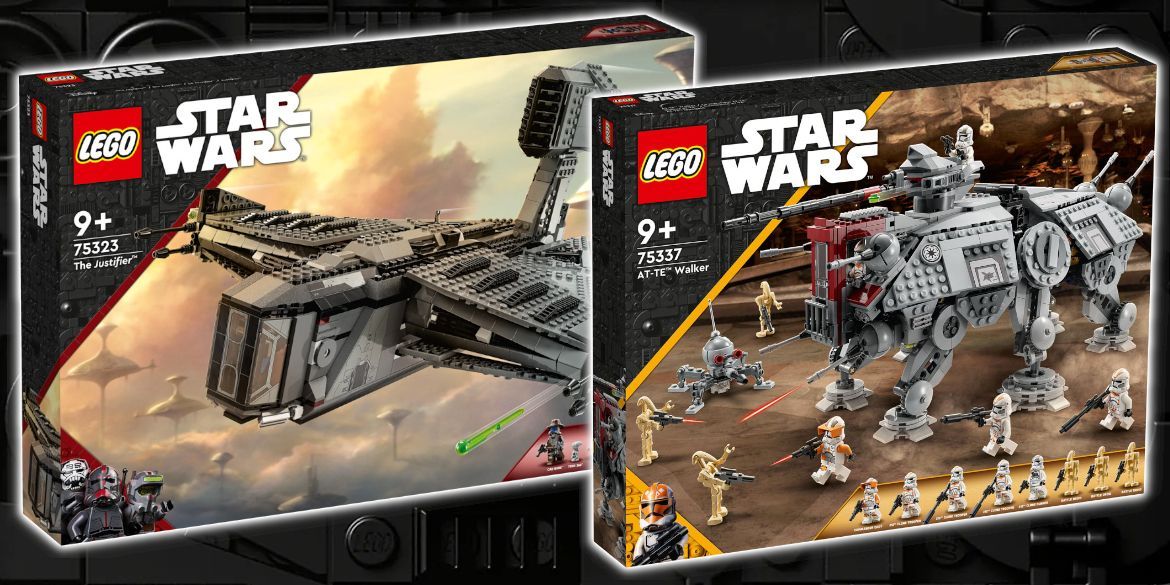 LEGO Star Wars 75323 Justifier und 75337 AT-TE offiziell vorgestellt