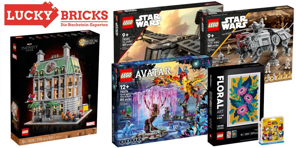 Lucky Bricks: LEGO CON Neuheiten mit bis zu 25% Rabatt vorbestellen