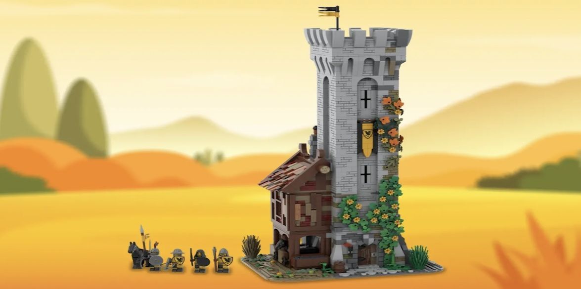 Medieval Watchtower sammelt 10.000 Fanstimmen auf LEGO Ideas