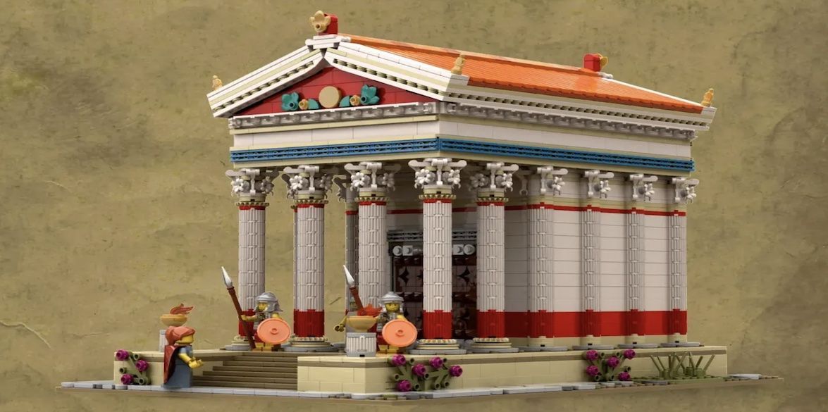 LEGO Ideas Ancient Roman Temple